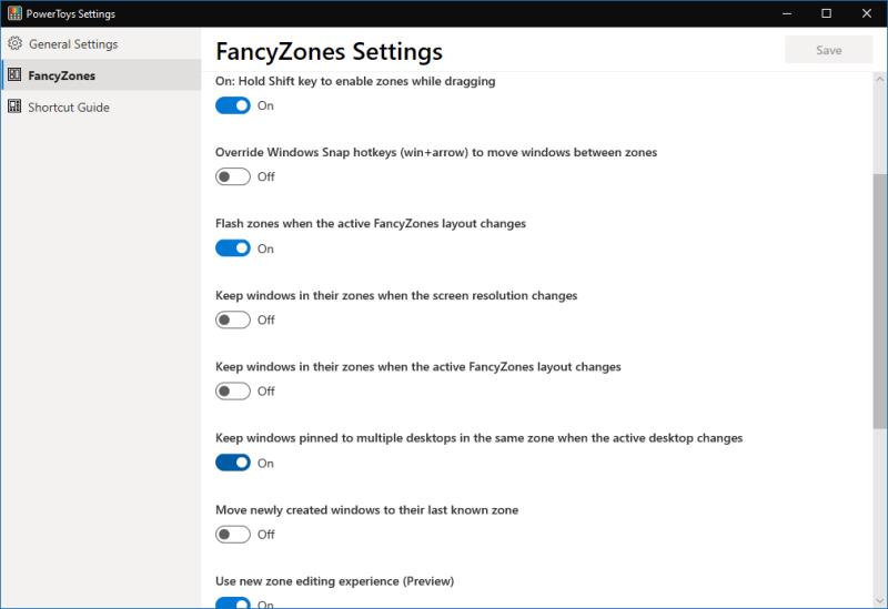 Kako koristiti FancyZones, novi upravitelj prozora s pločicama u sustavu Windows 10