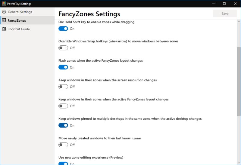 Kuidas kasutada Windows 10 uut plaadistusaknahaldurit FancyZones