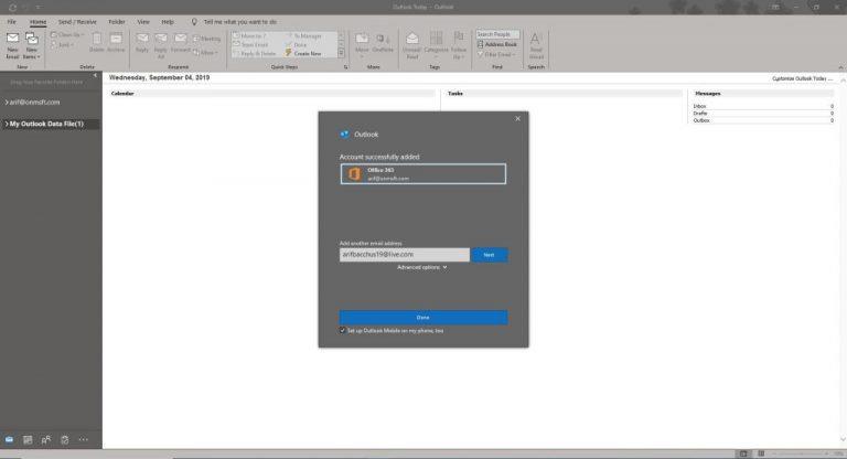 Kaip nustatyti ir valdyti el. pašto paskyrą „Outlook“ sistemoje „Office 365“.