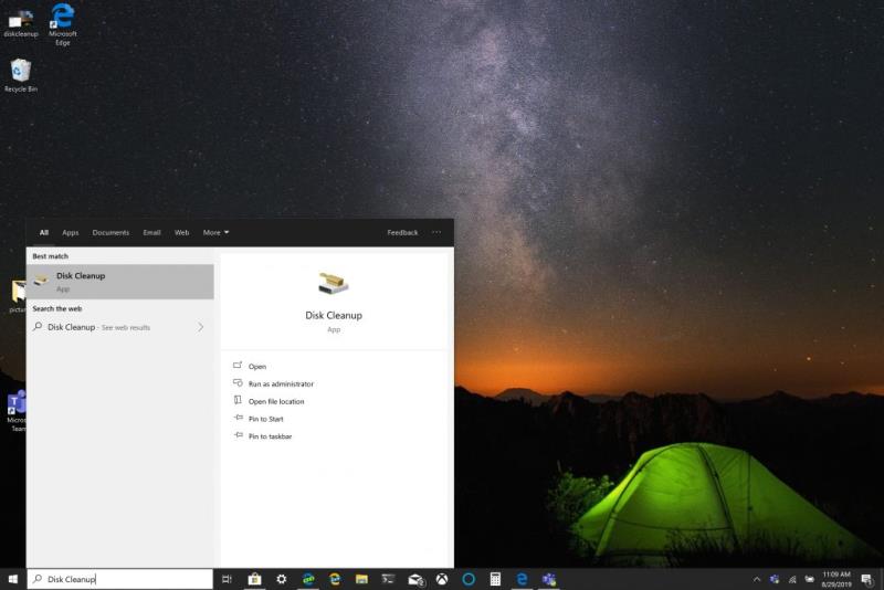 Kaip išvalyti talpyklą „Windows 10“.