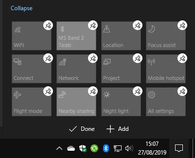 Kako postaviti brze radnje u ažuriranju za Windows 10 svibnja 2019