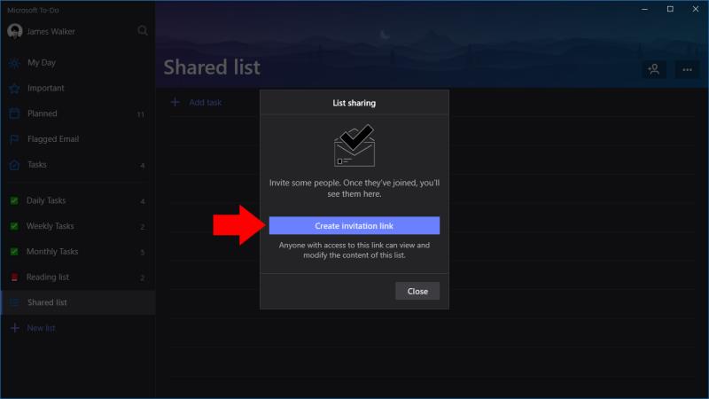 Kako stvoriti i koristiti dijeljene popise u Microsoft To-Do