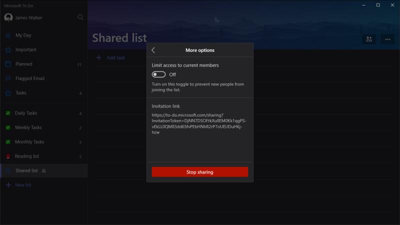 Jak vytvářet a používat sdílené seznamy v Microsoft To-Do