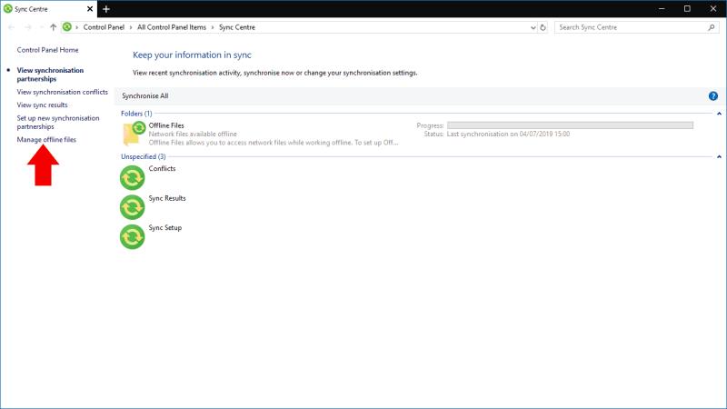 Jak používat síťové sdílení souborů v režimu offline v systému Windows 10