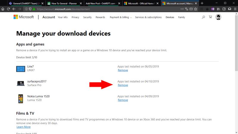 Microsoft Store'i rakenduste litsentside tühistamine seadmest