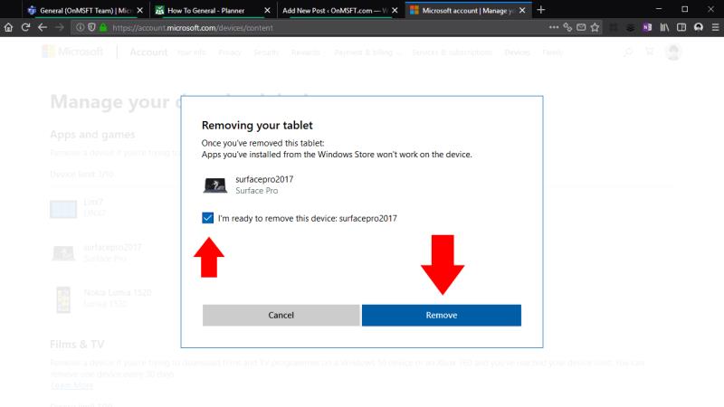 Kako preklicati licence za aplikacijo Microsoft Store iz naprave