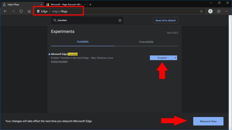 Sådan aktiveres Microsoft Translate i Edge Dev-browseren