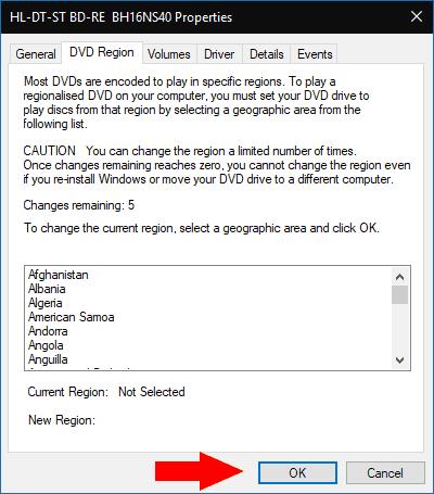 Kako promijeniti regiju reprodukcije DVD-a u sustavu Windows 10