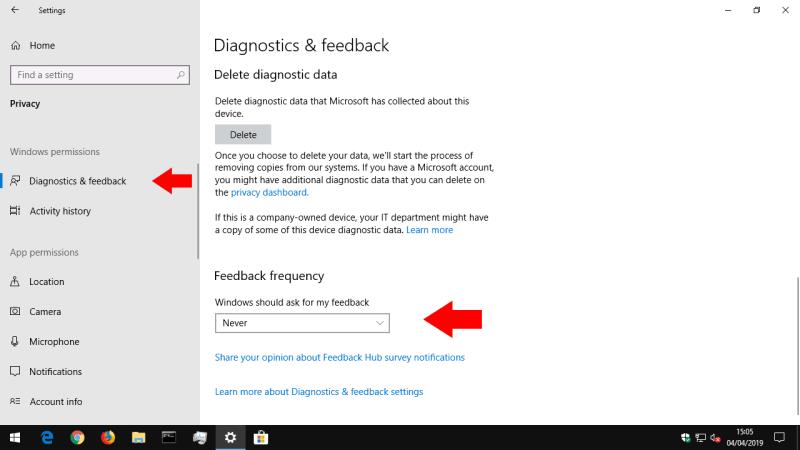Ako zabrániť tomu, aby vás systém Windows 10 žiadal o spätnú väzbu