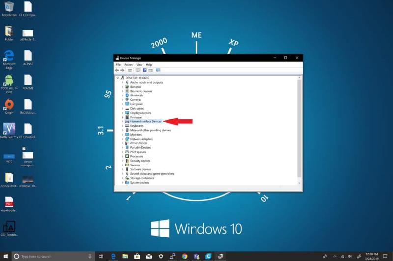 Kosketusnäytön poistaminen käytöstä Windows 10:ssä