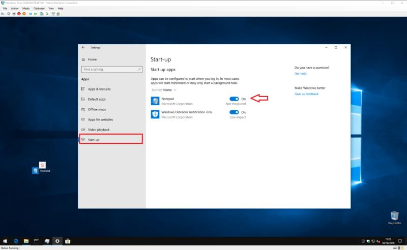 Jak automaticky spustit aplikaci při přihlášení do Windows 10