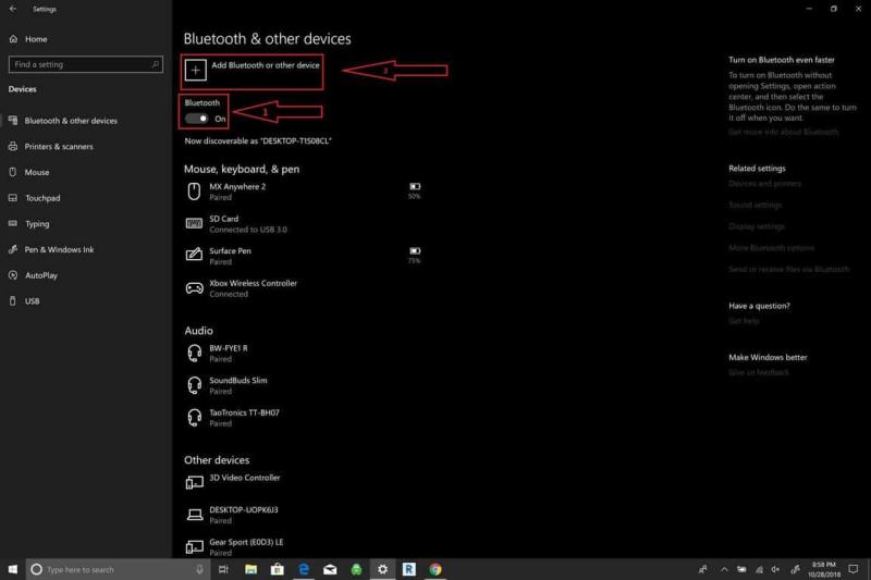 Kako konfigurirati Surface Dial za kateri koli računalnik z operacijskim sistemom Windows 10
