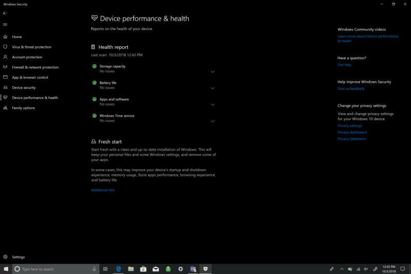 Hogyan telepítsem a Windows 10 Fresh Start telepítését