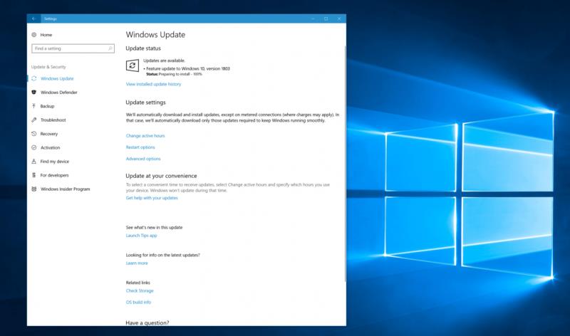 Tu je postup, ako si teraz stiahnuť aktualizáciu Windows 10 z apríla 2018