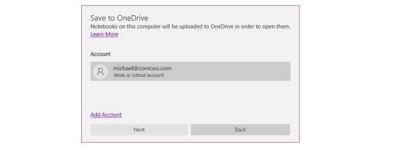 Zde je návod, jak přesunout místní poznámkové bloky OneNotu 2016 do OneDrive, nové funkce