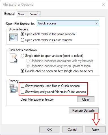Kā padarīt File Explorer atvērtu šim datoram operētājsistēmā Windows 10