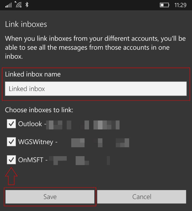 Jak nastavit propojené účty ve Windows 10 Mail