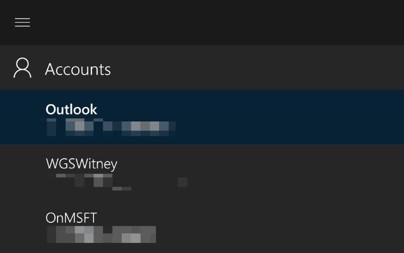 Kaip nustatyti susietas paskyras „Windows 10 Mail“.