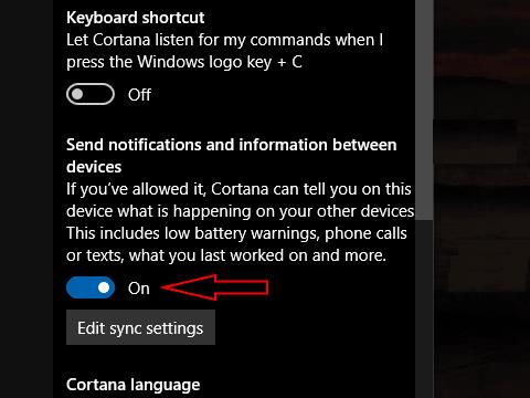 Kako prejemati obvestila iz telefona v računalniku z operacijskim sistemom Windows 10