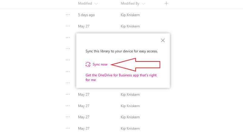 Kā sinhronizēt SharePoint bibliotēkas, izmantojot OneDrive darbam