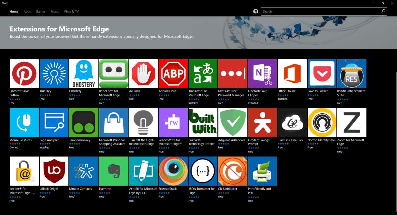 Sådan installeres og administreres udvidelser til Microsoft Edge