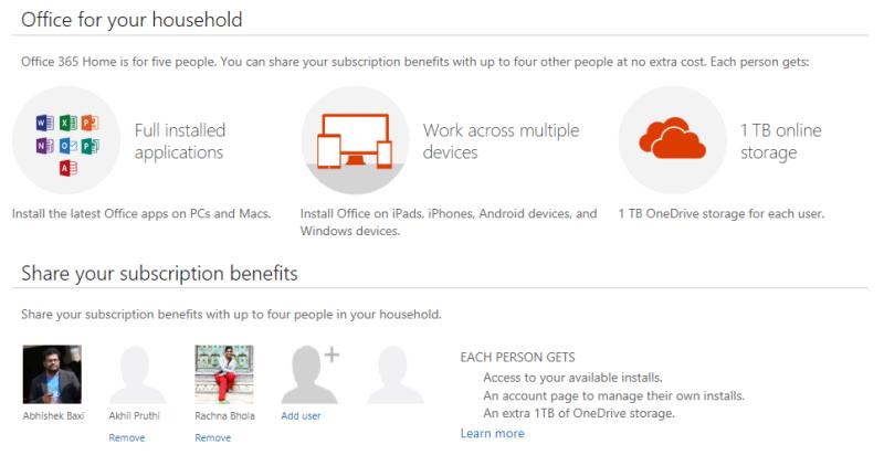 Kako deliti svojo naročnino na Office 365 Home z družinskimi člani
