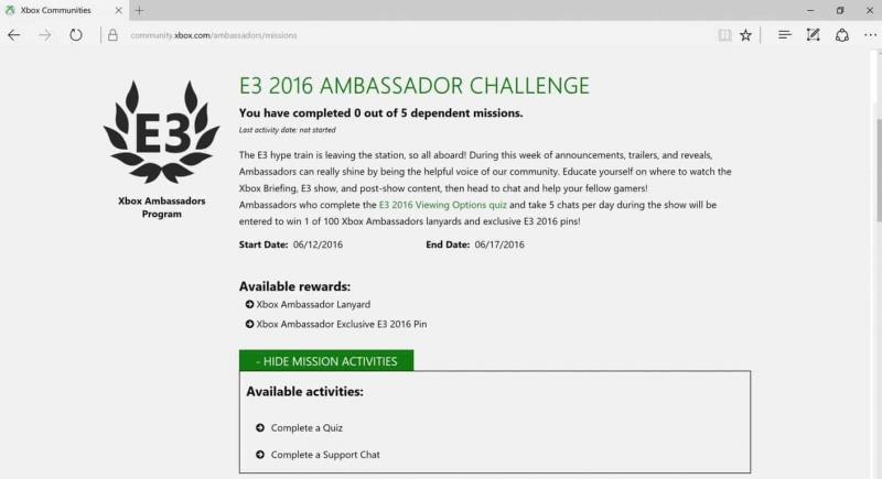 Hogyan csatlakozhat az Xbox Ambassadors programhoz