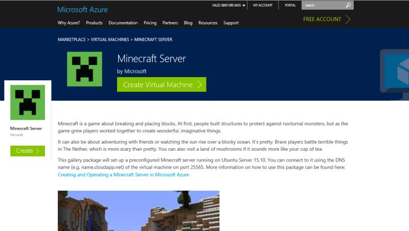 Ako používať Microsoft Azure na hosťovanie servera Minecraft