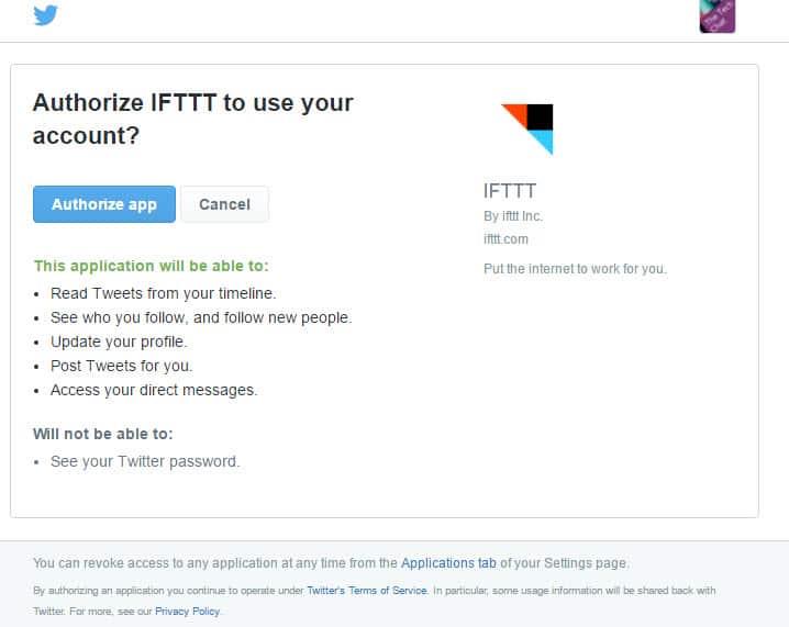 Порада щодо продуктивності: використання IFTTT для автоматизації процесу – надсилання сповіщень Twitter на Microsoft Band 2