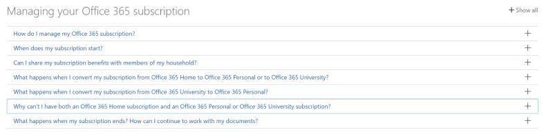 Nadogradnja vaše pretplate na Office 365 s osobne na kućnu