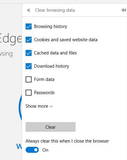 Hur du automatiskt tar bort din Microsoft Edge-webbhistorik