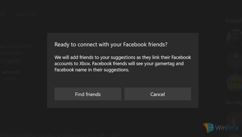 Připojte svůj Facebook ke službě Xbox Live prostřednictvím aplikace pro Windows 10 Xbox