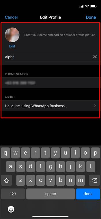 Як додати ім'я в WhatsApp