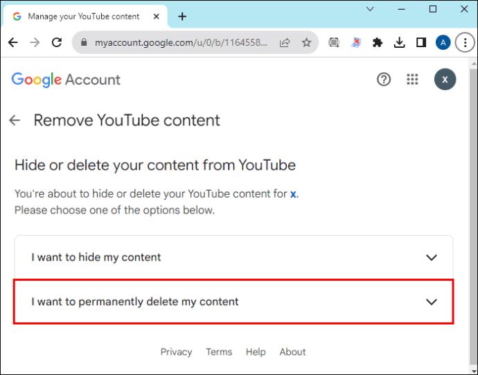 Как да изтриете канала си в YouTube