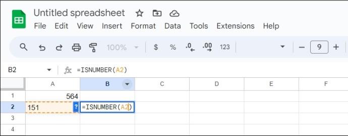 Sådan konverteres tekst til nummer i Google Sheets