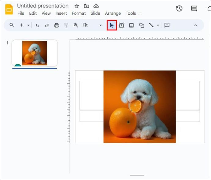 Slik fjerner du bakgrunnen fra et bilde i Google Slides