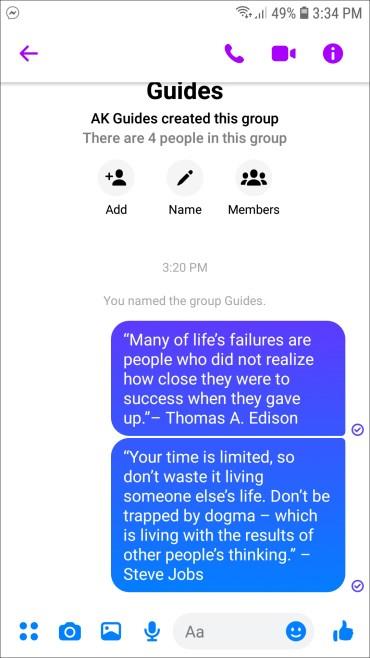 Πώς να φύγετε από μια ομάδα στο Facebook Messenger