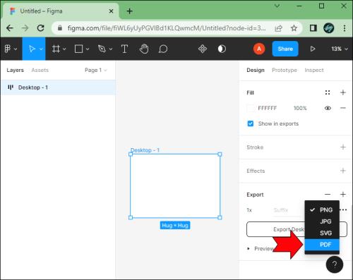 Jak exportovat do PNG v Figma