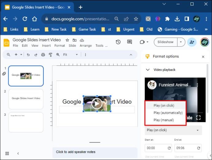 Kako umetnuti video u Google slajdove