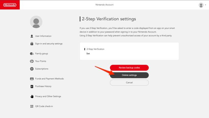 Účet Nintendo: Jak zapnout nebo vypnout 2FA