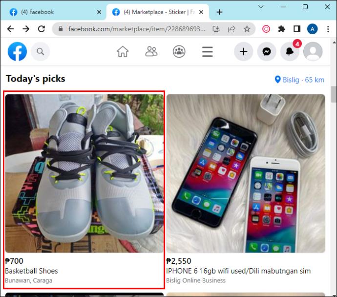 Sådan får du vist skjulte oplysninger på Facebook Marketplace