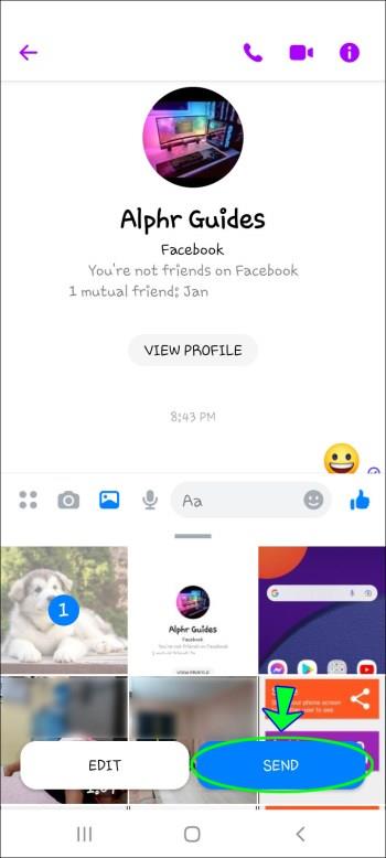 Kako poslati privitke u Facebook Messengeru