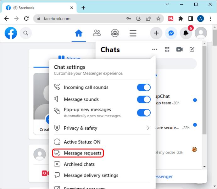 Hvernig á að skoða takmörkuð skilaboð í Messenger