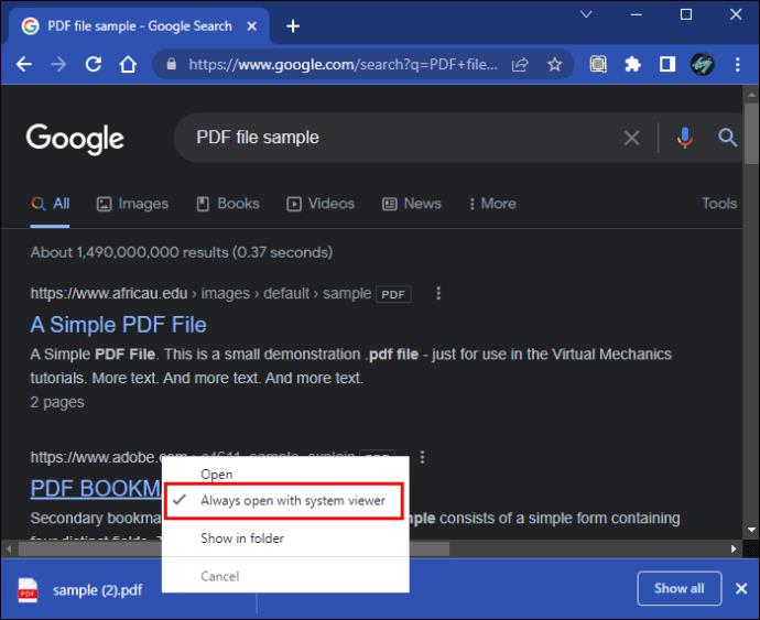 Jak zastavit Chrome otevírání souborů PDF v prohlížeči