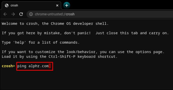 CROSH команди – ръководство за вашия Chromebook