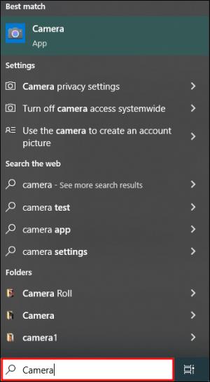 Sådan tester du kameraet på en Windows 10-pc