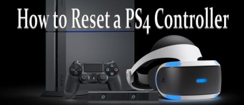 Slik tilbakestiller du en PS4-kontroller