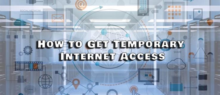Hogyan juthat ideiglenes internet-hozzáféréshez