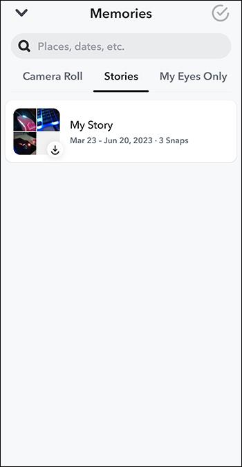Як переглянути спогади на Snapchat