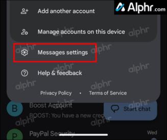 Slik fikser du en enhet når du ikke kan sende en tekstmelding til én person på Android